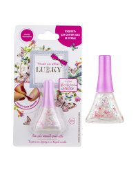 Лак для ногтей peel-off "Конфетти-Микс", жемчужно-розовый микс с сердечками, 5,5 мл
