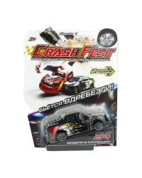 Инерционная машинка "CrashFest Roger", 10 см