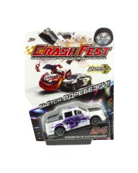 Инерционная машинка "CrashFest Graffity", 10 см