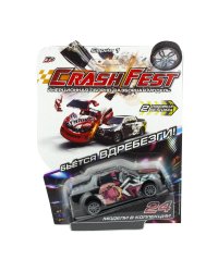 Инерционная машинка. CrashFest Boxer, 10 см