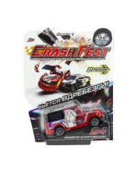Инерционная машинка. CrashFest Rabbit, 10 см