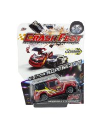 Инерционная машинка. CrashFest Predatorian, 10 см