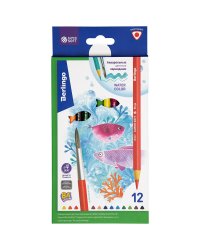 Карандаши акварельные "SuperSoft. Рыбки", 12 цветов