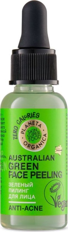 Обложка книги «Зеленый пилинг для лица Planeta Organica "Skin Super Food", 30 мл»