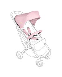 Тканевый комплект Squizz Looping для коляски Squizz3 Looping, цвет: розовый, арт. N15A-P
