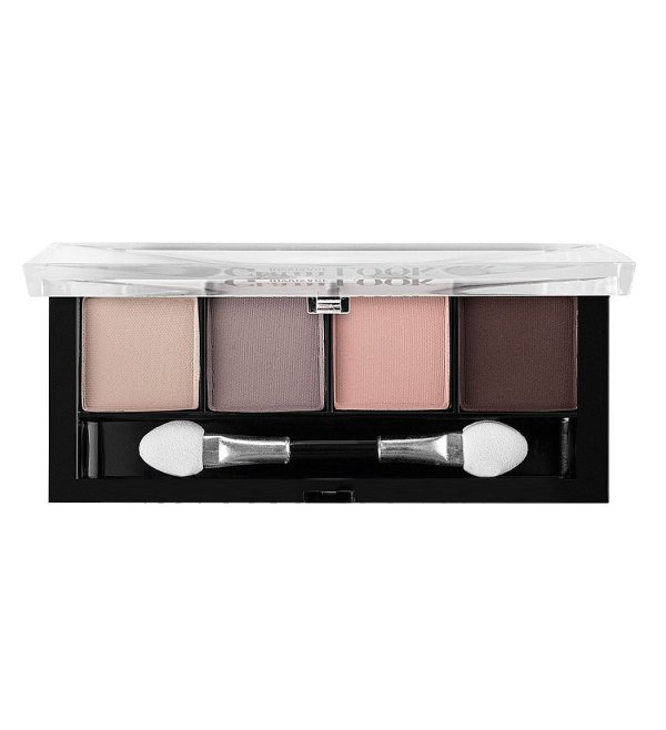 Тени для век LuxVisage Glam Look (4-х цветные), сборка №4 (лиловая) 4 г