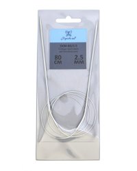 Спицы SKM-80 круговые, металлические, 80 см, 2,5 мм
