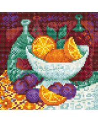 Набор алмазной мозаики Риолис "Апельсины", 20x20 см, арт. АМ0034
