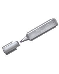 Текстовыделитель &quot;Faber-Castell TL 46&quot;, металлик, 1-5 мм, серебро