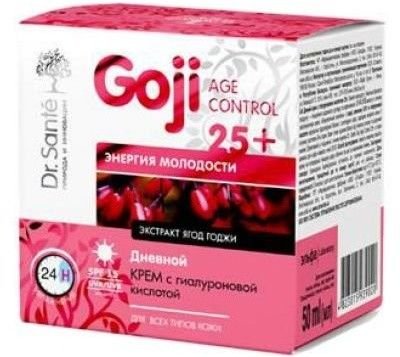 Дневной крем с гиалуроновой кислотой Dr.Sante "Goji Age Control 25+", 50 мл