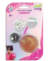 Набор "Слайм тайм. Единорог", надувной слайм с аксессуарами, 21х13,5х3 см