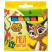 Мел школьный цветной "Лео и Тиг", квадратный, 6 цветов