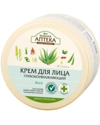 Крем для лица Зеленая Аптека "Алоэ", 200 мл