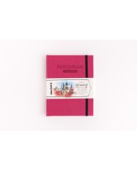 Скетчбук для акварели "Veroneze", 15x20 см, 50 листов, цвет: розовый, 200 г/м2