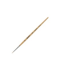 Кисть "Серия 1210", синтетика, круглая, №0, короткая ручка