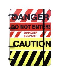 Тетрадь на кольцах "Danger", А5, 120 листов, клетка