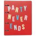 Тетрадь на кольцах "Party", А5, 120 листов, клетка