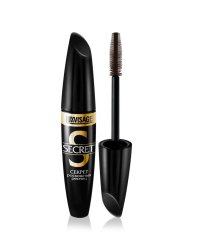 Тушь LuxVisage Secret "Секрет роскошных ресниц", коричневая, 12 г