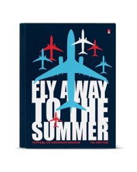 Тетрадь на кольцах "Fly away color", А5, 160 листов, клетка