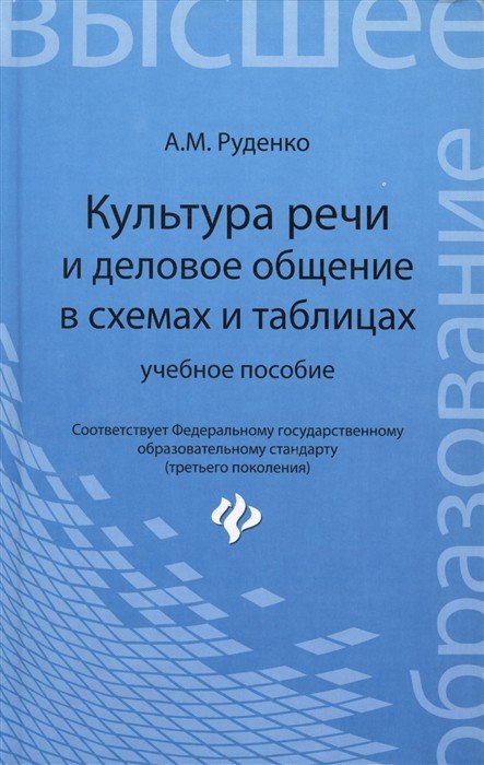 Культура речи и деловое общение в схемах и таблицах. Учебное пособие