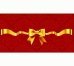 Конверт для денег "Без надписи. Золотой бантик", 164x84 мм