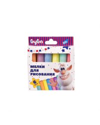 Мелки для рисования "Буба", 6 штук