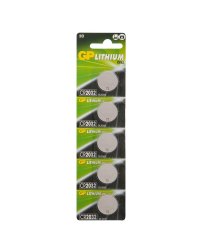 Батарейки "GP Lithium CR2032", 3V, 5 штук