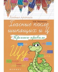 Гласные после шипящих и Ц. Прописи-правила