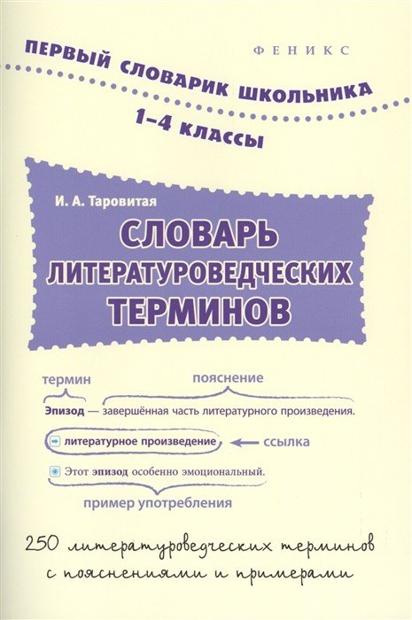 Словарь литературоведческих терминов. 1-4 классы