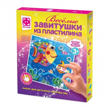 Веселые завитушки из пластилина. Набор №3