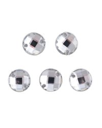 Стразы пришивные акриловые "Magic 4 Hobby", 6 мм, цвет: 01 прозрачный, 250 штук, арт. MG.E.02