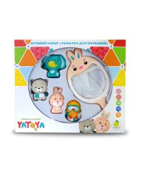 Набор игрушек для ванной. Сачок-зайчик