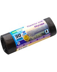 Мешки для мусора "Classic", ПВД, 50x60 см, 6 мкм, 20 штук, 30 литров, черные