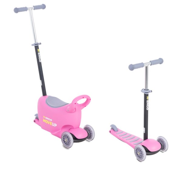 Самокат-каталка N.Ergo LB1502, цвет: розовый
