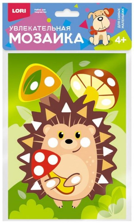 Мозаика увлекательная &quot;Ежик&quot;