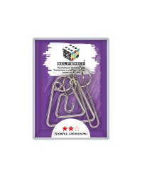 Головоломка металлическая &quot;Лабиринт&quot;, 5 элементов, арт. DLM-34