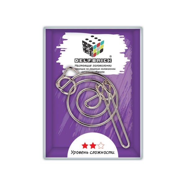 Головоломка металлическая &quot;Спираль&quot;, 4 элемента, арт. DLM-29
