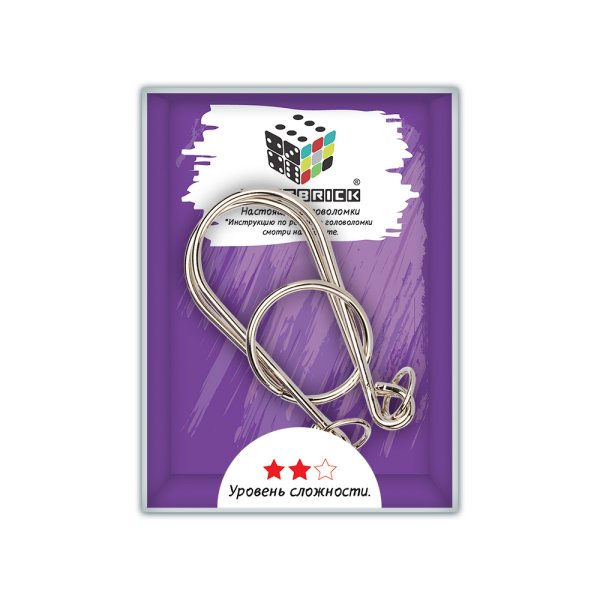 Головоломка металлическая &quot;Лепестки&quot;, 5 элементов, арт. DLM-27