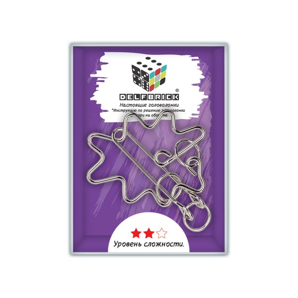 Головоломка металлическая &quot;Облако&quot;, 5 элементов, арт. DLM-35