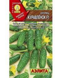 Семена. Огурец "Журавленок F1", пчелоопыляемый (10 штук)