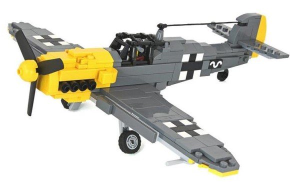 Обложка книги «Конструктор пластиковый "Военный самолет", 289 деталей»