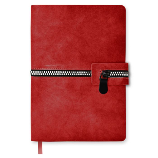 Ежедневник недатированный. Линкольн, А5, 160 листов, красный