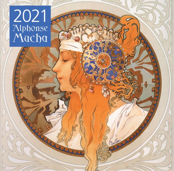 Обложка книги «Альфонс Муха. Календарь настенный на 2021 год», ISBN 9785041111700