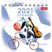 Комплект календарей-домик на 2021 год "Квадрат. Знак года", 101x101 мм, 10 штук (количество товаров в комплекте: 10)