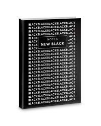 Планер полудатированный "New Black. Дизайн 2", А5, 48 листов