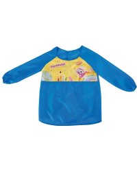 Фартук-накидка с рукавами для труда и занятий творчеством "Юнландия", 50х65 см, цвет: синий