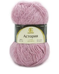 Пряжа для вязания "Астория", цвет: 056 розовый, 180 м, 5 мотков по 50 грамм (количество товаров в комплекте: 5)