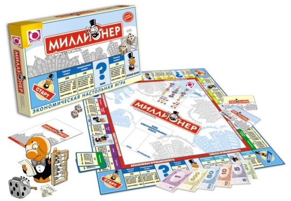 Настольная экономическая игра "Миллионер-классик"
