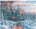 Обложка книги «Алмазная мозаика Brilliart "Зимний закат", 48x38 см, арт. МС-004»