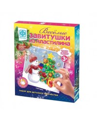 Веселые завитушки из пластилина